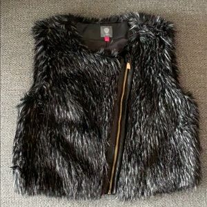 Vince Camuto faux fur vest
